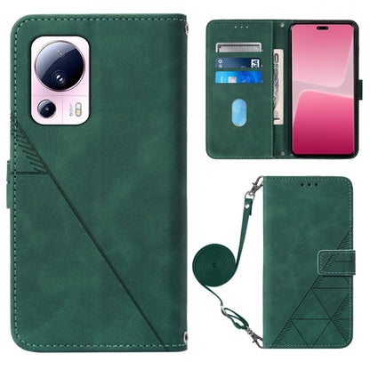 Crossbody 3D Embossed Flip Leather Phone Case, For Xiaomi 13, For Xiaomi 13 Lite 5G, For Xiaomi 13 Pro, For Xiaomi Poco X5 Pro 5G