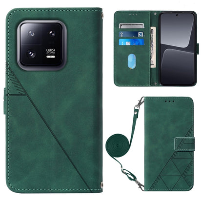 Crossbody 3D Embossed Flip Leather Phone Case, For Xiaomi 13, For Xiaomi 13 Lite 5G, For Xiaomi 13 Pro, For Xiaomi Poco X5 Pro 5G