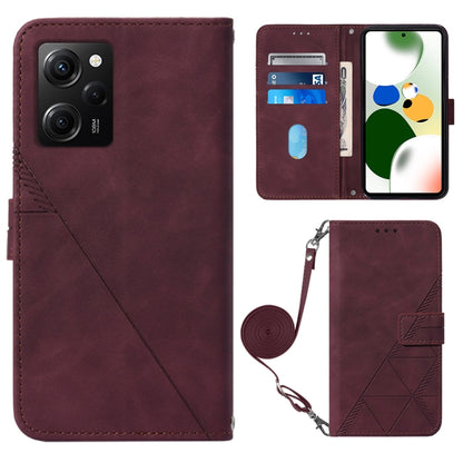 Crossbody 3D Embossed Flip Leather Phone Case, For Xiaomi 13, For Xiaomi 13 Lite 5G, For Xiaomi 13 Pro, For Xiaomi Poco X5 Pro 5G