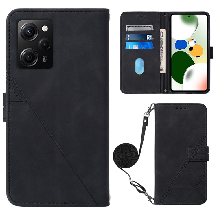 Crossbody 3D Embossed Flip Leather Phone Case, For Xiaomi 13, For Xiaomi 13 Lite 5G, For Xiaomi 13 Pro, For Xiaomi Poco X5 Pro 5G