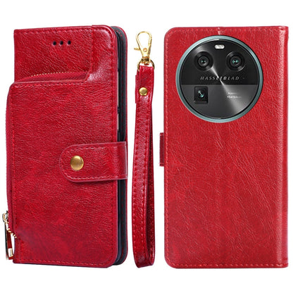 Zipper Bag Leather Phone Case, For Motorola Moto G Power 2023, For OPPO Find X6 5G, For OPPO Find X6 Pro 5G, For Realme C55 4G, For Realme GT Neo5, For Realme V30 5G / V30T