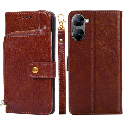 Zipper Bag Leather Phone Case, For Motorola Moto G Power 2023, For OPPO Find X6 5G, For OPPO Find X6 Pro 5G, For Realme C55 4G, For Realme GT Neo5, For Realme V30 5G / V30T