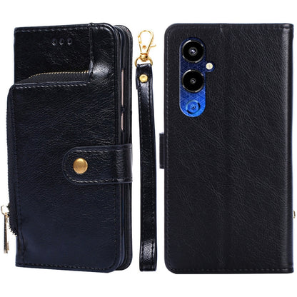 Zipper Bag Leather Phone Case, For Tecno Camon 19 / 19 Pro, For Tecno Pop 6 Pro, For Tecno Pova 4 Pro, For vivo S16e, For vivo Y100 5G, For Xiaomi Redmi Note 12 4G Global