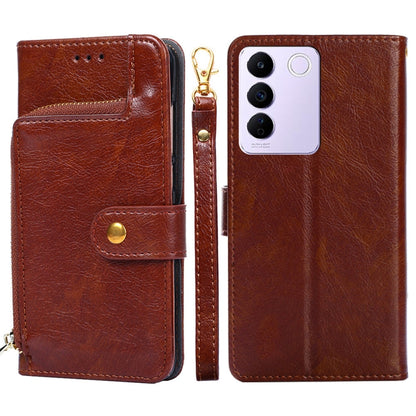 Zipper Bag Leather Phone Case, For Tecno Camon 19 / 19 Pro, For Tecno Pop 6 Pro, For Tecno Pova 4 Pro, For vivo S16e, For vivo Y100 5G, For Xiaomi Redmi Note 12 4G Global
