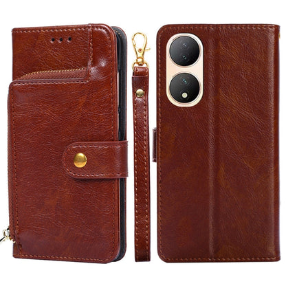 Zipper Bag Leather Phone Case, For Tecno Camon 19 / 19 Pro, For Tecno Pop 6 Pro, For Tecno Pova 4 Pro, For vivo S16e, For vivo Y100 5G, For Xiaomi Redmi Note 12 4G Global