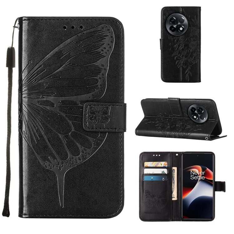 Embossed Butterfly Leather Phone Case, For OnePlus Ace 2 5G / 11R 5G, For Motorola Moto G Stylus 5G 2023, For Realme 10 4G
