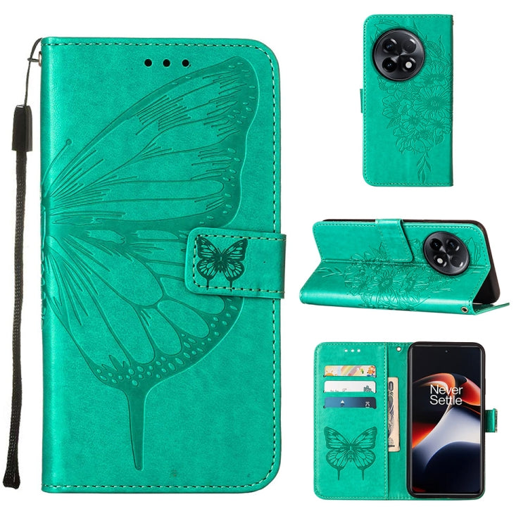 Embossed Butterfly Leather Phone Case, For OnePlus Ace 2 5G / 11R 5G, For Motorola Moto G Stylus 5G 2023, For Realme 10 4G