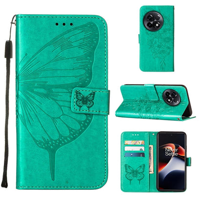 Embossed Butterfly Leather Phone Case, For OnePlus Ace 2 5G / 11R 5G, For Motorola Moto G Stylus 5G 2023, For Realme 10 4G