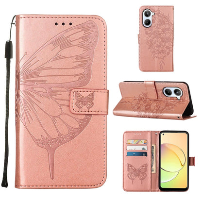 Embossed Butterfly Leather Phone Case, For OnePlus Ace 2 5G / 11R 5G, For Motorola Moto G Stylus 5G 2023, For Realme 10 4G