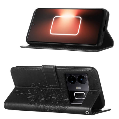Embossed Butterfly Leather Phone Case, For Realme GT Neo 5 5G / GT3, For OPPO A1 Pro / Reno8 T 5G, For Xiaomi Redmi Note 12 4G Global