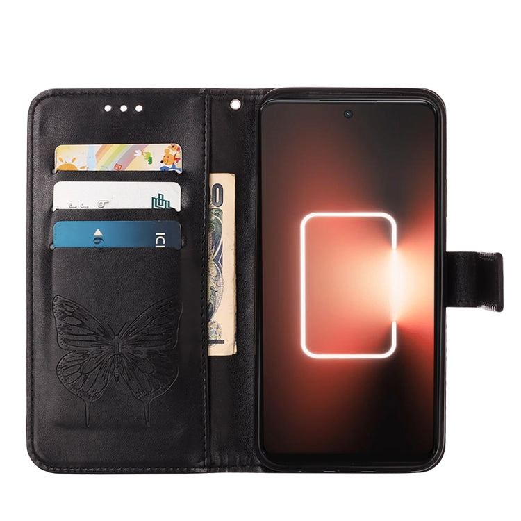 Embossed Butterfly Leather Phone Case, For Realme GT Neo 5 5G / GT3, For OPPO A1 Pro / Reno8 T 5G, For Xiaomi Redmi Note 12 4G Global