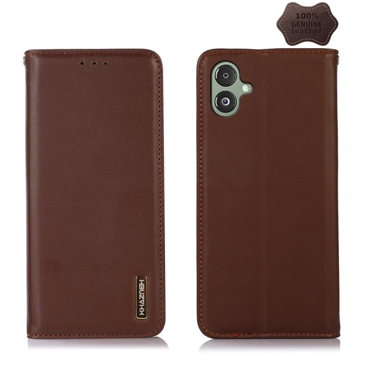 KHAZNEH Nappa Top Layer Cowhide Leather Phone Case, For Samsung Galaxy F14 5G, For Xiaomi 13 Ultra