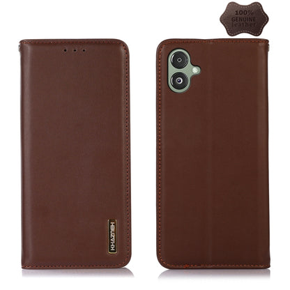 KHAZNEH Nappa Top Layer Cowhide Leather Phone Case, For Samsung Galaxy F14 5G, For Xiaomi 13 Ultra