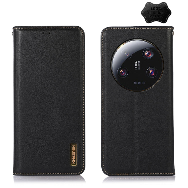 KHAZNEH Nappa Top Layer Cowhide Leather Phone Case, For Samsung Galaxy F14 5G, For Xiaomi 13 Ultra