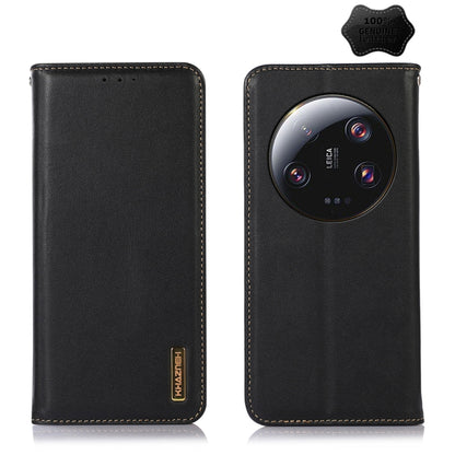 KHAZNEH Nappa Top Layer Cowhide Leather Phone Case, For Samsung Galaxy F14 5G, For Xiaomi 13 Ultra