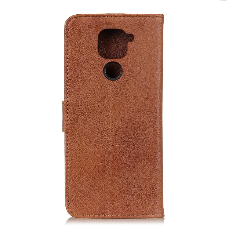 KHAZNEH Cowhide Texture Horizontal Flip Leather Case with Holder & Card Slots & Wallet, For Xiaomi Redmi Note 9, For Huawei Y8P / Enjoy 10S