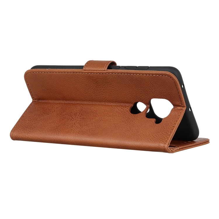 KHAZNEH Cowhide Texture Horizontal Flip Leather Case with Holder & Card Slots & Wallet, For Xiaomi Redmi Note 9, For Huawei Y8P / Enjoy 10S
