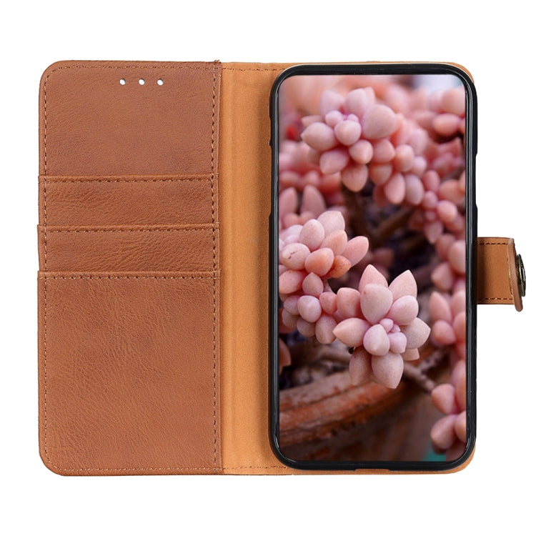 KHAZNEH Cowhide Texture Horizontal Flip Leather Case with Holder & Card Slots & Wallet, For Xiaomi Redmi Note 9, For Huawei Y8P / Enjoy 10S