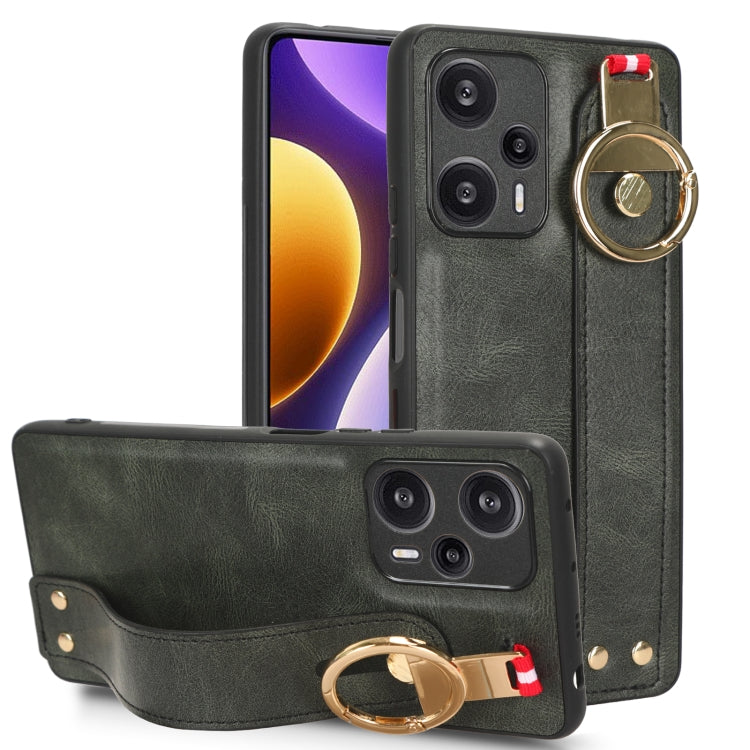 Wristband Leather Back Phone Case, For Xiaomi Redmi 12 4G, For Redmi Note 12S 4G, For Xiaomi 13 Ultra, For Redmi Note 12 4G Global, For Xiaomi Redmi Note 12 Turbo
