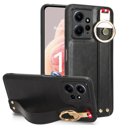 Wristband Leather Back Phone Case, For Xiaomi Redmi 12 4G, For Redmi Note 12S 4G, For Xiaomi 13 Ultra, For Redmi Note 12 4G Global, For Xiaomi Redmi Note 12 Turbo