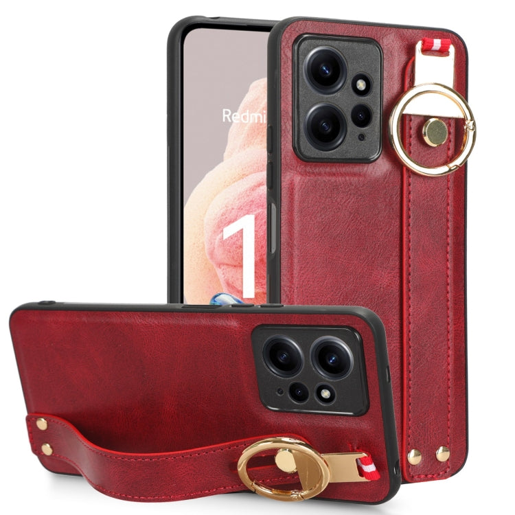 Wristband Leather Back Phone Case, For Xiaomi Redmi 12 4G, For Redmi Note 12S 4G, For Xiaomi 13 Ultra, For Redmi Note 12 4G Global, For Xiaomi Redmi Note 12 Turbo