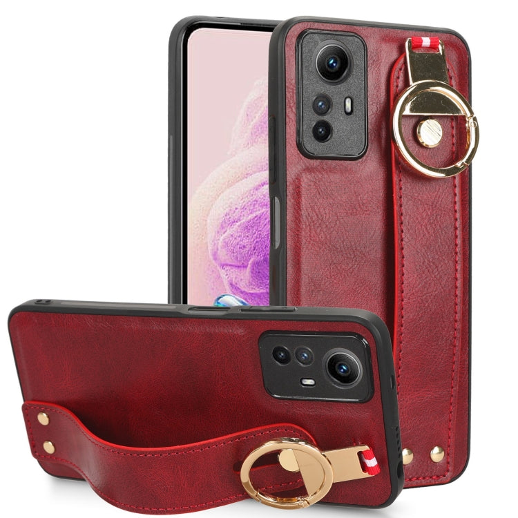 Wristband Leather Back Phone Case, For Xiaomi Redmi 12 4G, For Redmi Note 12S 4G, For Xiaomi 13 Ultra, For Redmi Note 12 4G Global, For Xiaomi Redmi Note 12 Turbo