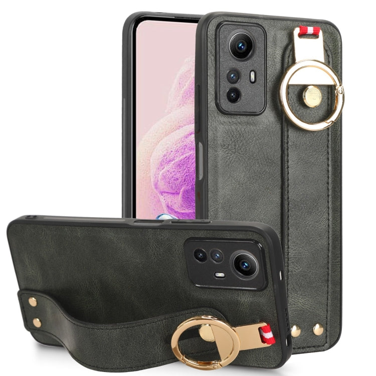Wristband Leather Back Phone Case, For Xiaomi Redmi 12 4G, For Redmi Note 12S 4G, For Xiaomi 13 Ultra, For Redmi Note 12 4G Global, For Xiaomi Redmi Note 12 Turbo