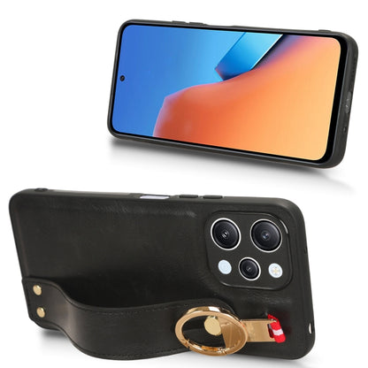 Wristband Leather Back Phone Case, For Xiaomi Redmi 12 4G, For Redmi Note 12S 4G, For Xiaomi 13 Ultra, For Redmi Note 12 4G Global, For Xiaomi Redmi Note 12 Turbo