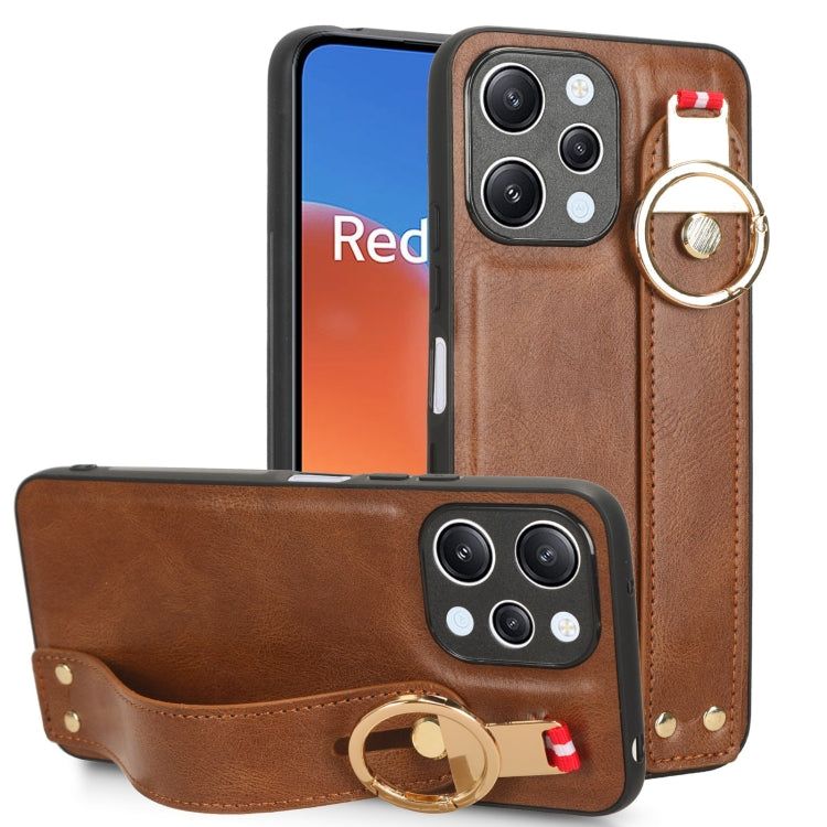 Wristband Leather Back Phone Case, For Xiaomi Redmi 12 4G, For Redmi Note 12S 4G, For Xiaomi 13 Ultra, For Redmi Note 12 4G Global, For Xiaomi Redmi Note 12 Turbo
