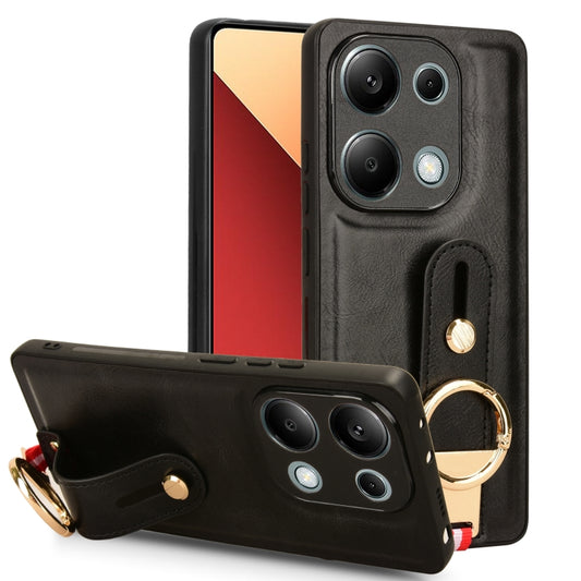 Wristband Leather Back Phone Case, For Xiaomi Poco M6 Pro 4G, For Xiaomi Redmi Note 13 Pro 4G, For Xiaomi Redmi A3, For Xiaomi Poco X6 Pro/Redmi K70E