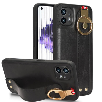 Wristband Leather Back Phone Case, For Nothing Phone 1, For Asus ROG Phone 5 ZS673KS, For Huawei P60 Art, For Huawei P60 / P60 Pro