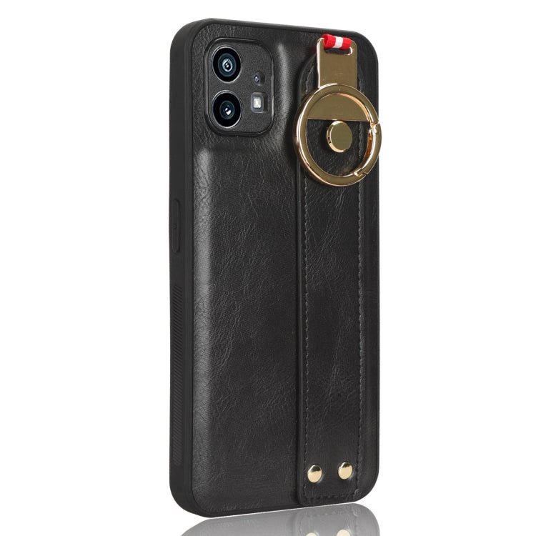 Wristband Leather Back Phone Case, For Nothing Phone 1, For Asus ROG Phone 5 ZS673KS, For Huawei P60 Art, For Huawei P60 / P60 Pro