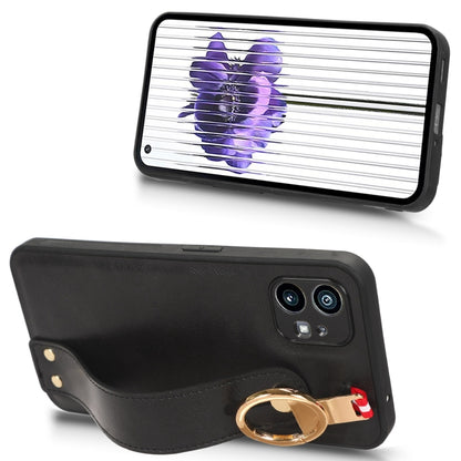 Wristband Leather Back Phone Case, For Nothing Phone 1, For Asus ROG Phone 5 ZS673KS, For Huawei P60 Art, For Huawei P60 / P60 Pro