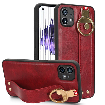 Wristband Leather Back Phone Case, For Nothing Phone 1, For Asus ROG Phone 5 ZS673KS, For Huawei P60 Art, For Huawei P60 / P60 Pro