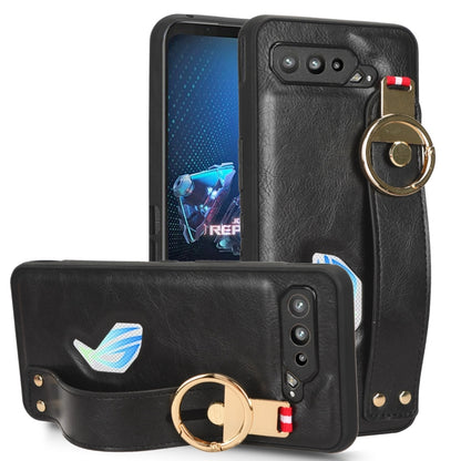 Wristband Leather Back Phone Case, For Nothing Phone 1, For Asus ROG Phone 5 ZS673KS, For Huawei P60 Art, For Huawei P60 / P60 Pro