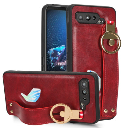 Wristband Leather Back Phone Case, For Nothing Phone 1, For Asus ROG Phone 5 ZS673KS, For Huawei P60 Art, For Huawei P60 / P60 Pro