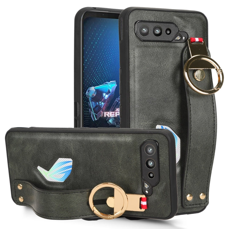 Wristband Leather Back Phone Case, For Nothing Phone 1, For Asus ROG Phone 5 ZS673KS, For Huawei P60 Art, For Huawei P60 / P60 Pro