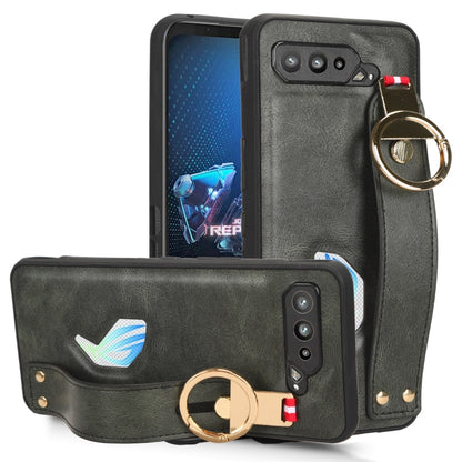 Wristband Leather Back Phone Case, For Nothing Phone 1, For Asus ROG Phone 5 ZS673KS, For Huawei P60 Art, For Huawei P60 / P60 Pro