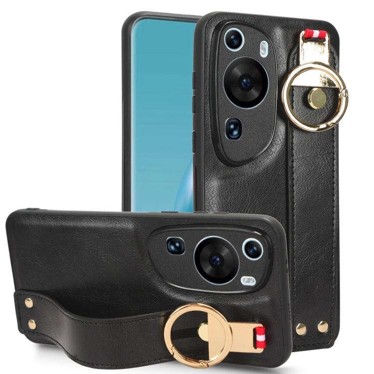 Wristband Leather Back Phone Case, For Nothing Phone 1, For Asus ROG Phone 5 ZS673KS, For Huawei P60 Art, For Huawei P60 / P60 Pro