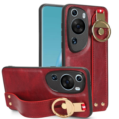 Wristband Leather Back Phone Case, For Nothing Phone 1, For Asus ROG Phone 5 ZS673KS, For Huawei P60 Art, For Huawei P60 / P60 Pro
