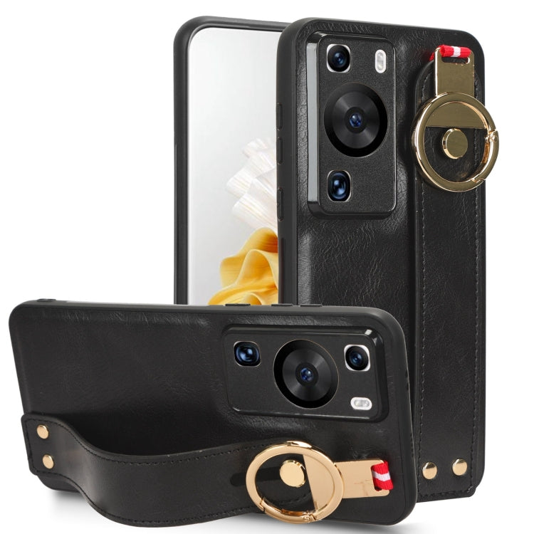 Wristband Leather Back Phone Case, For Nothing Phone 1, For Asus ROG Phone 5 ZS673KS, For Huawei P60 Art, For Huawei P60 / P60 Pro