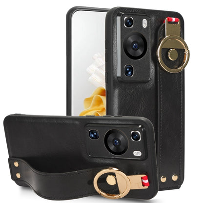 Wristband Leather Back Phone Case, For Nothing Phone 1, For Asus ROG Phone 5 ZS673KS, For Huawei P60 Art, For Huawei P60 / P60 Pro