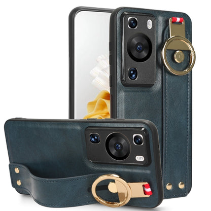 Wristband Leather Back Phone Case, For Nothing Phone 1, For Asus ROG Phone 5 ZS673KS, For Huawei P60 Art, For Huawei P60 / P60 Pro