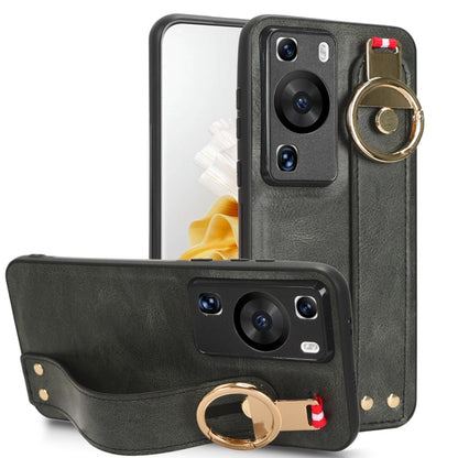 Wristband Leather Back Phone Case, For Nothing Phone 1, For Asus ROG Phone 5 ZS673KS, For Huawei P60 Art, For Huawei P60 / P60 Pro