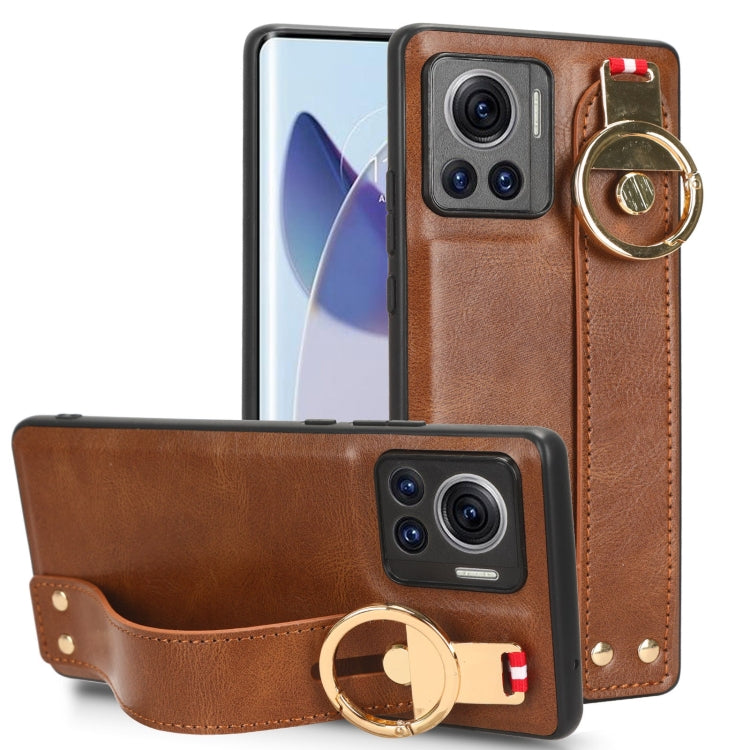 Wristband Leather Back Phone Case, For Motorola Edge 30 Ultra, For Honor X7A, For Honor X9A / X40, For OnePlus 11, For OnePlus 11R 5G