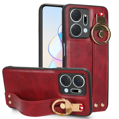 Wristband Leather Back Phone Case, For Motorola Edge 30 Ultra, For Honor X7A, For Honor X9A / X40, For OnePlus 11, For OnePlus 11R 5G