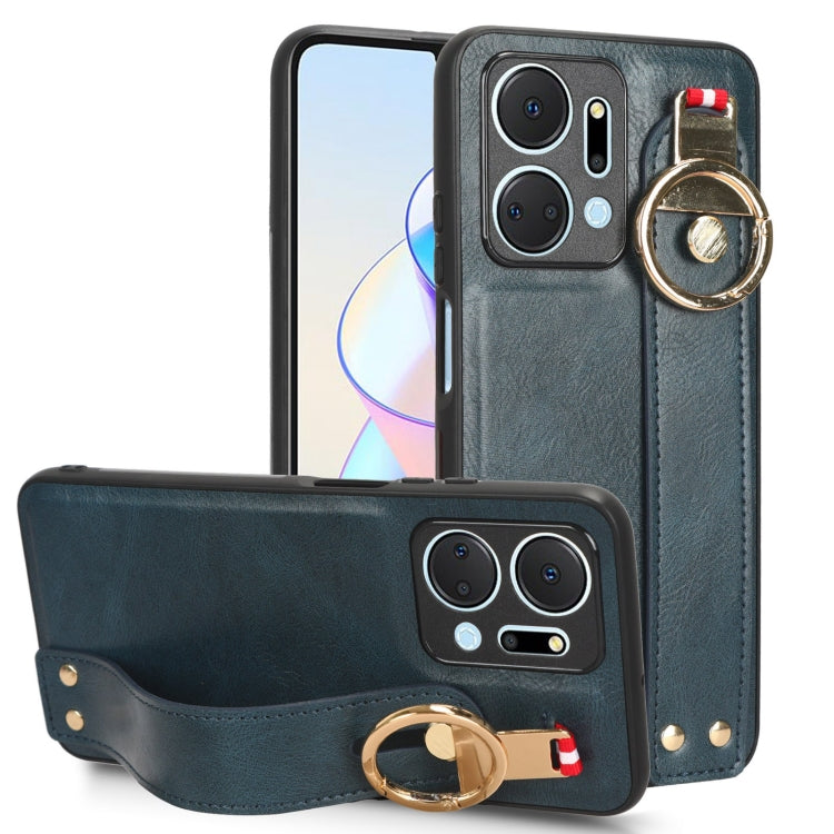 Wristband Leather Back Phone Case, For Motorola Edge 30 Ultra, For Honor X7A, For Honor X9A / X40, For OnePlus 11, For OnePlus 11R 5G