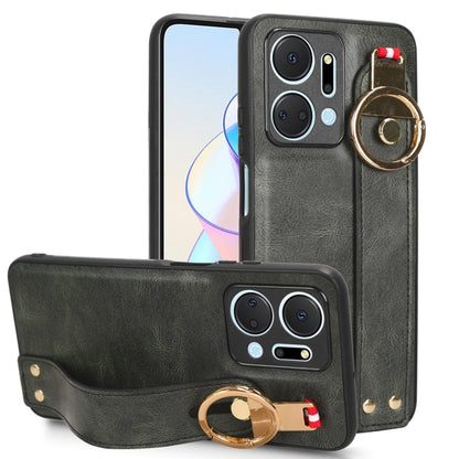 Wristband Leather Back Phone Case, For Motorola Edge 30 Ultra, For Honor X7A, For Honor X9A / X40, For OnePlus 11, For OnePlus 11R 5G