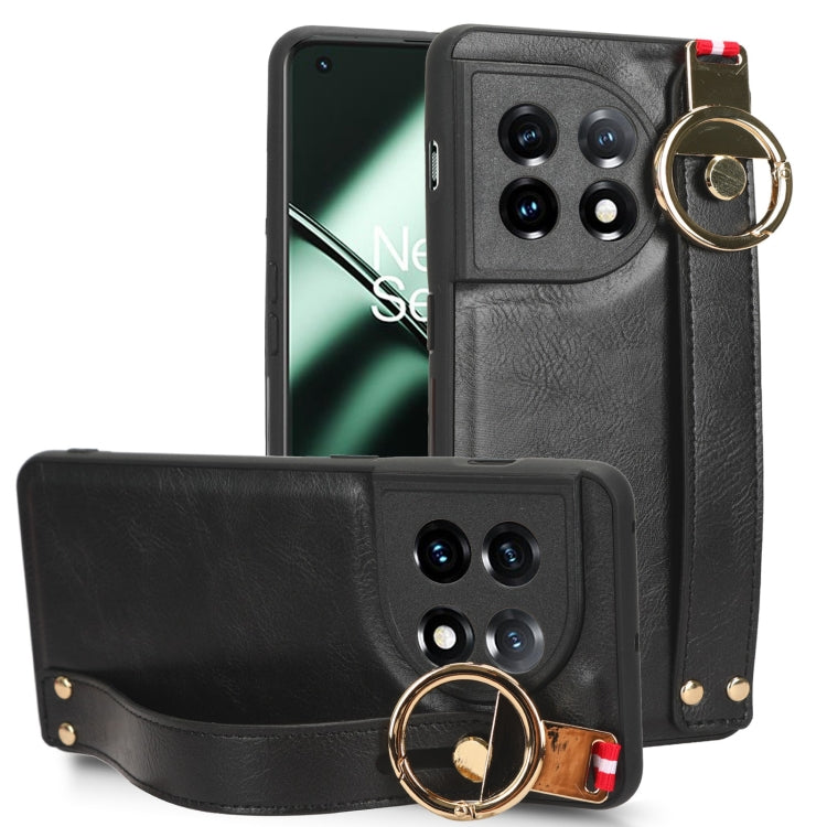 Wristband Leather Back Phone Case, For Motorola Edge 30 Ultra, For Honor X7A, For Honor X9A / X40, For OnePlus 11, For OnePlus 11R 5G