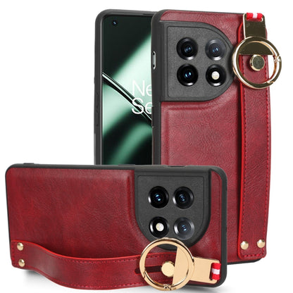 Wristband Leather Back Phone Case, For Motorola Edge 30 Ultra, For Honor X7A, For Honor X9A / X40, For OnePlus 11, For OnePlus 11R 5G